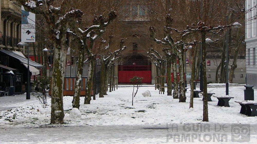 Pamplona activa su Plan de Nieve