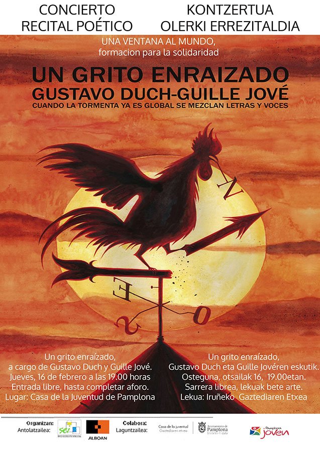 recital_poetico_juventud_cartel La Casa de la Juventud acoge esta semana, el recital-protesta por la soberanía alimentaria ‘Un grito enraizado’, y la presentación de un poemario de Alberto Morate