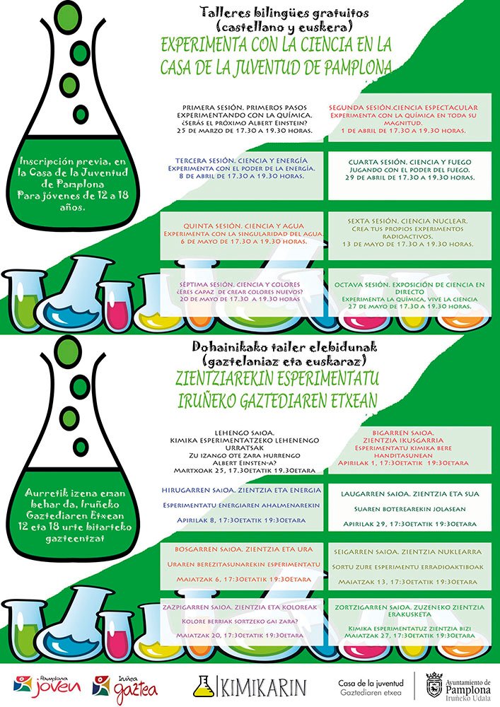Continúan los sábados de química educativa en la Casa de la Juventud: hacer una bombilla con gominolas o reproducir una serpiente usando bicarbonato y azúcar