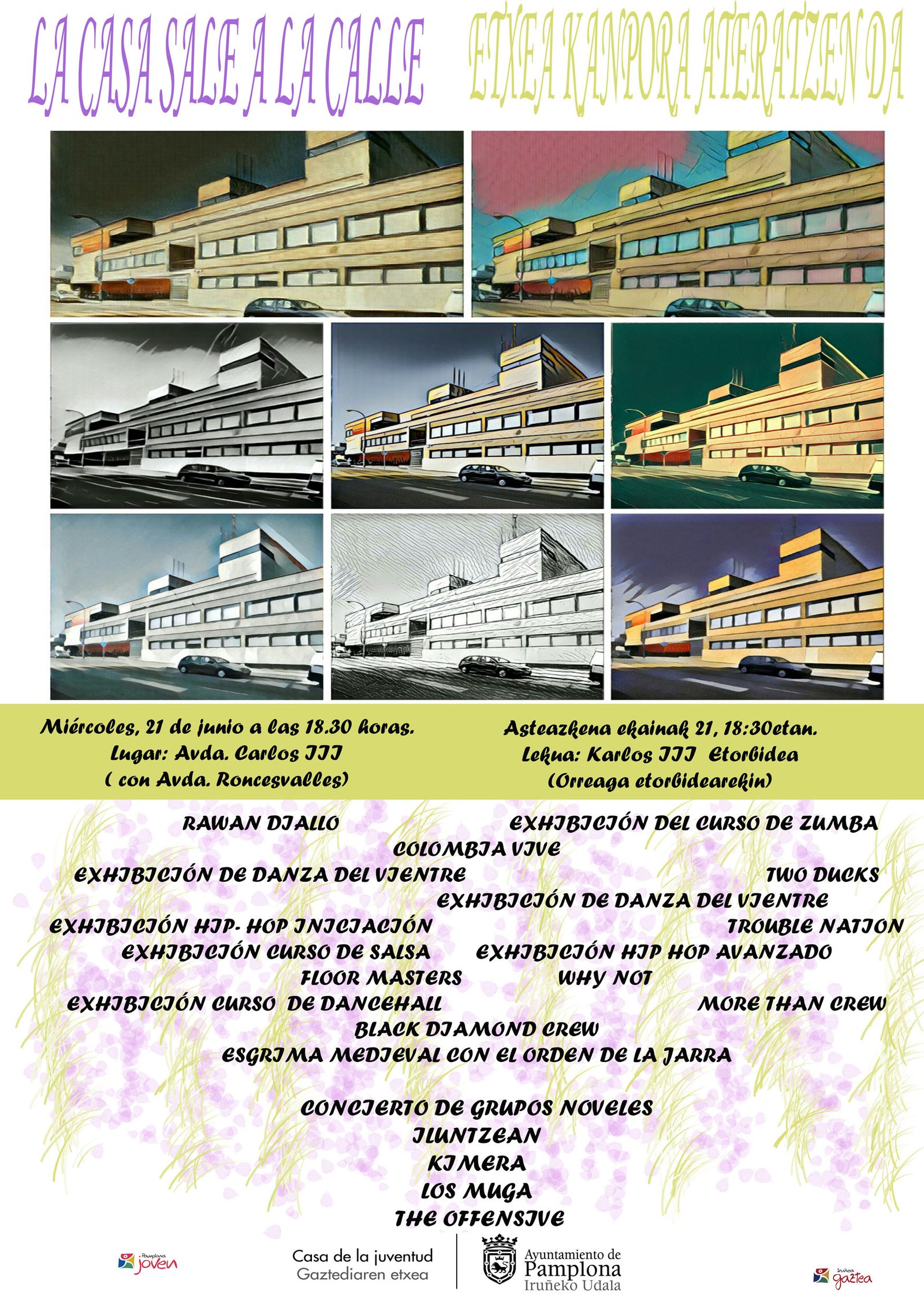 17.06.20_cartel_la_casa_sale_a_la_calle La Casa de la Juventus “sale a la calle” este miércoles con un programa de exhibiciones en la peatonal de Carlos III con la participación de más de cien jóvenes