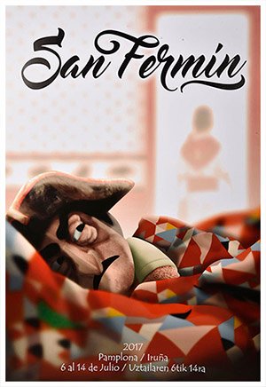 cartel-san-fermin-2017-2 Un ukelele, un estuche con su ortodoncia, una cartera con 465 euros y 1.078 objetos perdidos más en San Fermín