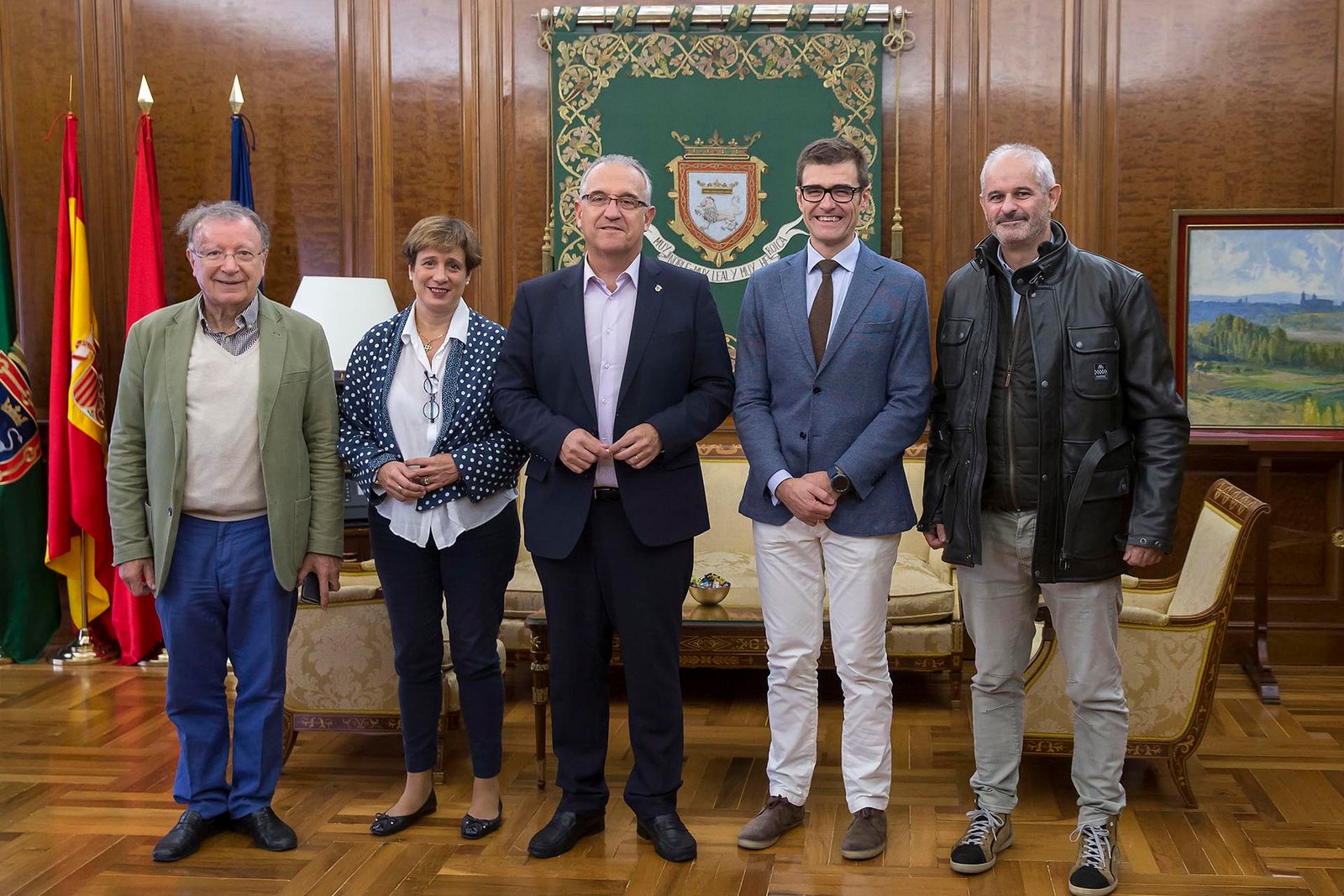 Pamplona accede a la vicepresidencia primera de la Asociación de Municipios del Camino de Santiago, que ha celebrado esta mañana su IV Asamblea General en Logroño