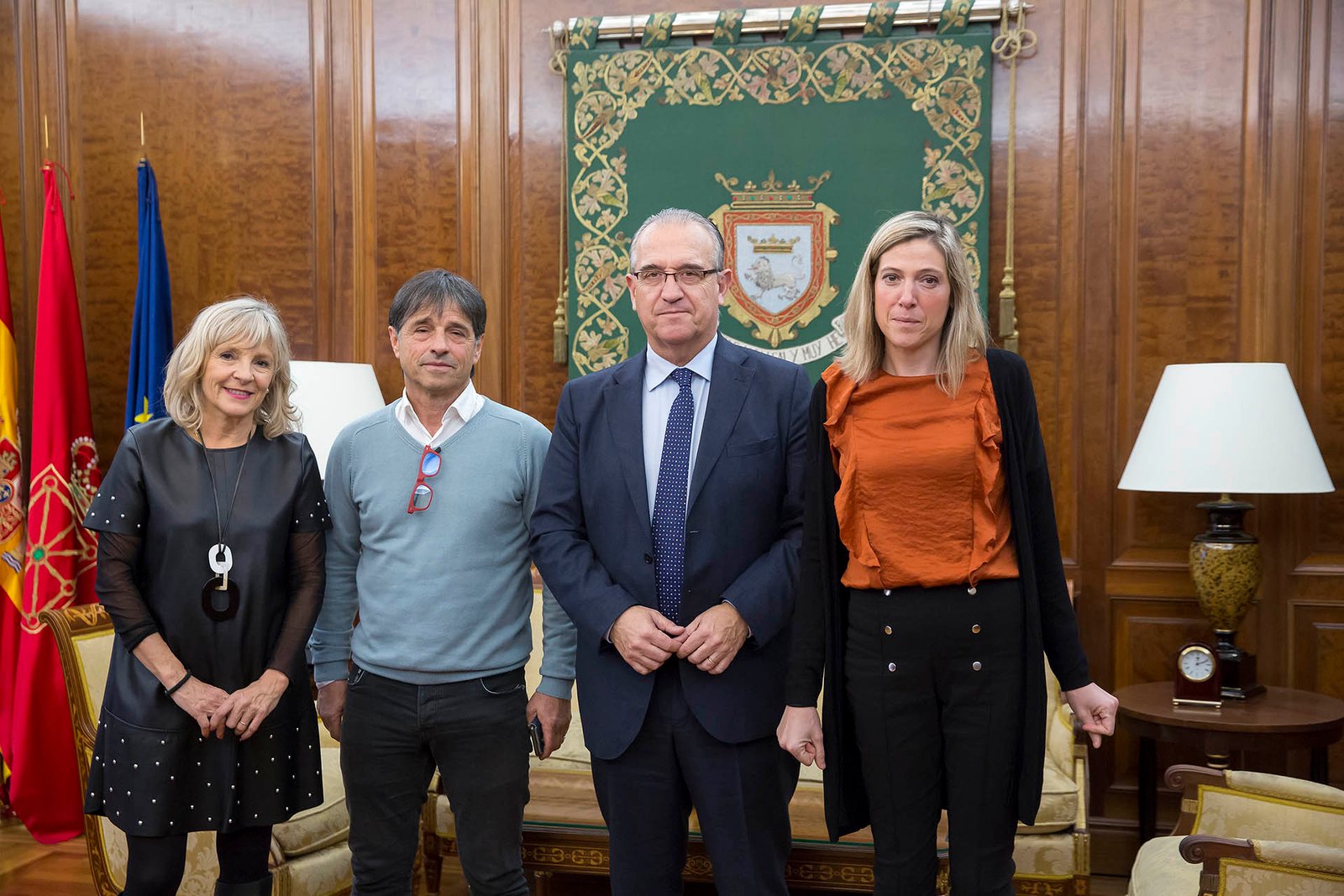 El alcalde de Pamplona se reúne con el presidente del Club Deportivo Xota