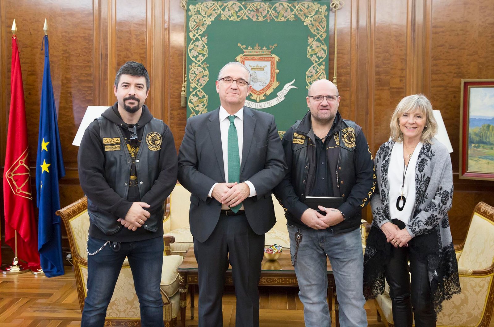 El alcalde recibe a la Asociación Motorista PICA, de Protección de la Infancia Contra el Abuso