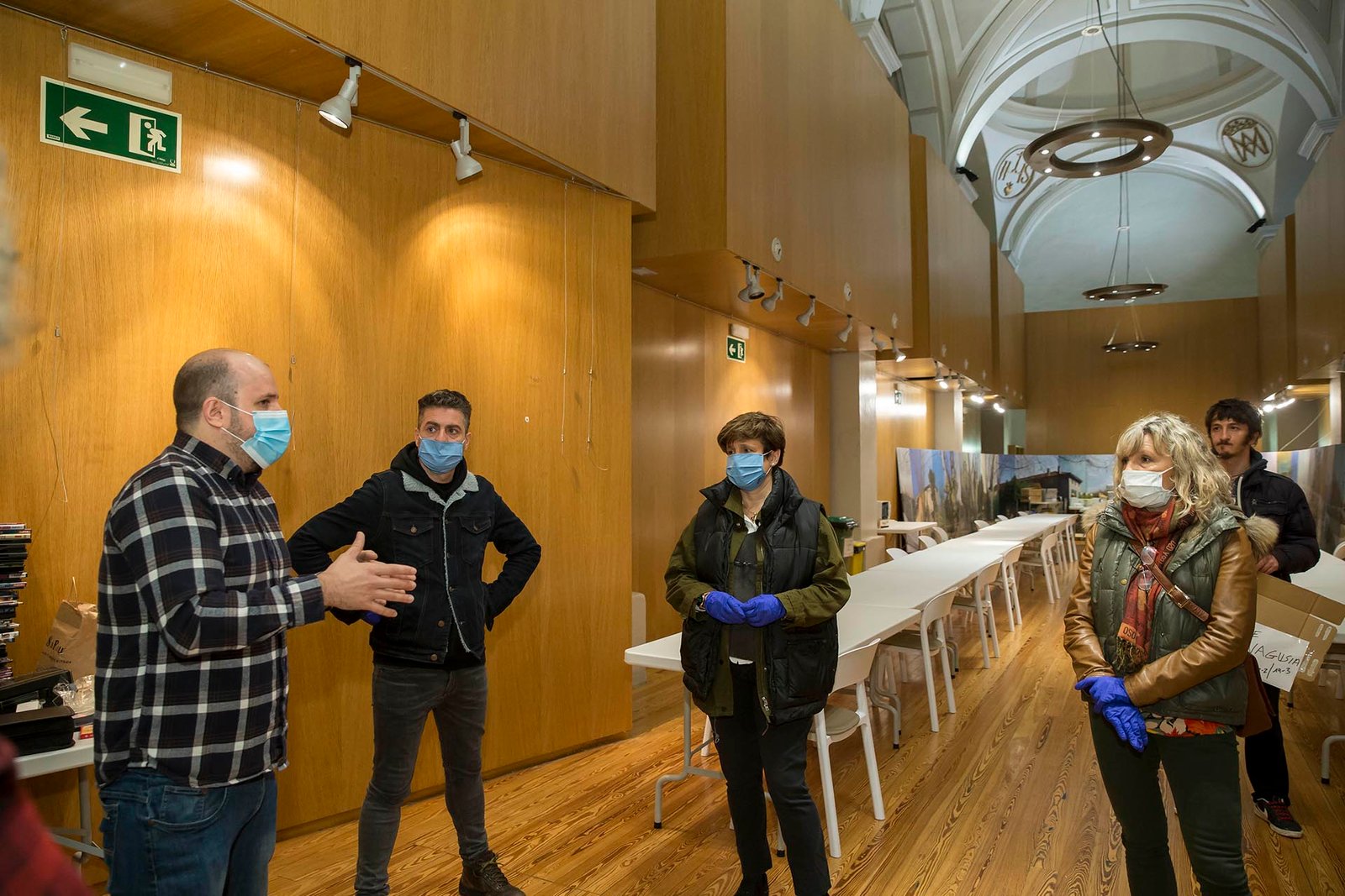 El Albergue Jesús y María acoge esta semana una media de 20 personas sin hogar