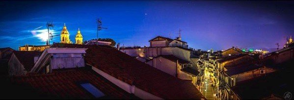‘Vivo en mitad de la historia de Navarra…’, foto ganadora del concurso #PamplonaDesdeMiVentana