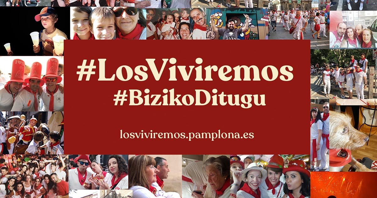 La iniciativa para reunir imágenes de Sanfermines para la campaña #LosViviremos recopila en sus primeros días más de 600 instantáneas