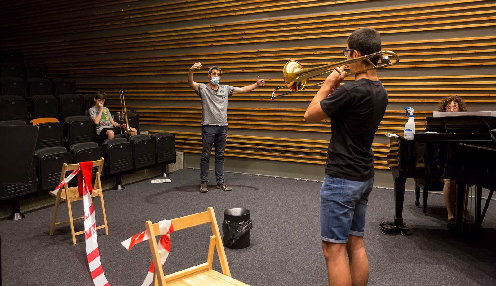 Preparar el acceso al Conservatorio Profesional en tiempos del COVID19: 20 alumnos de la Escuela Joaquin Maya vuelven esta semana a las aulas