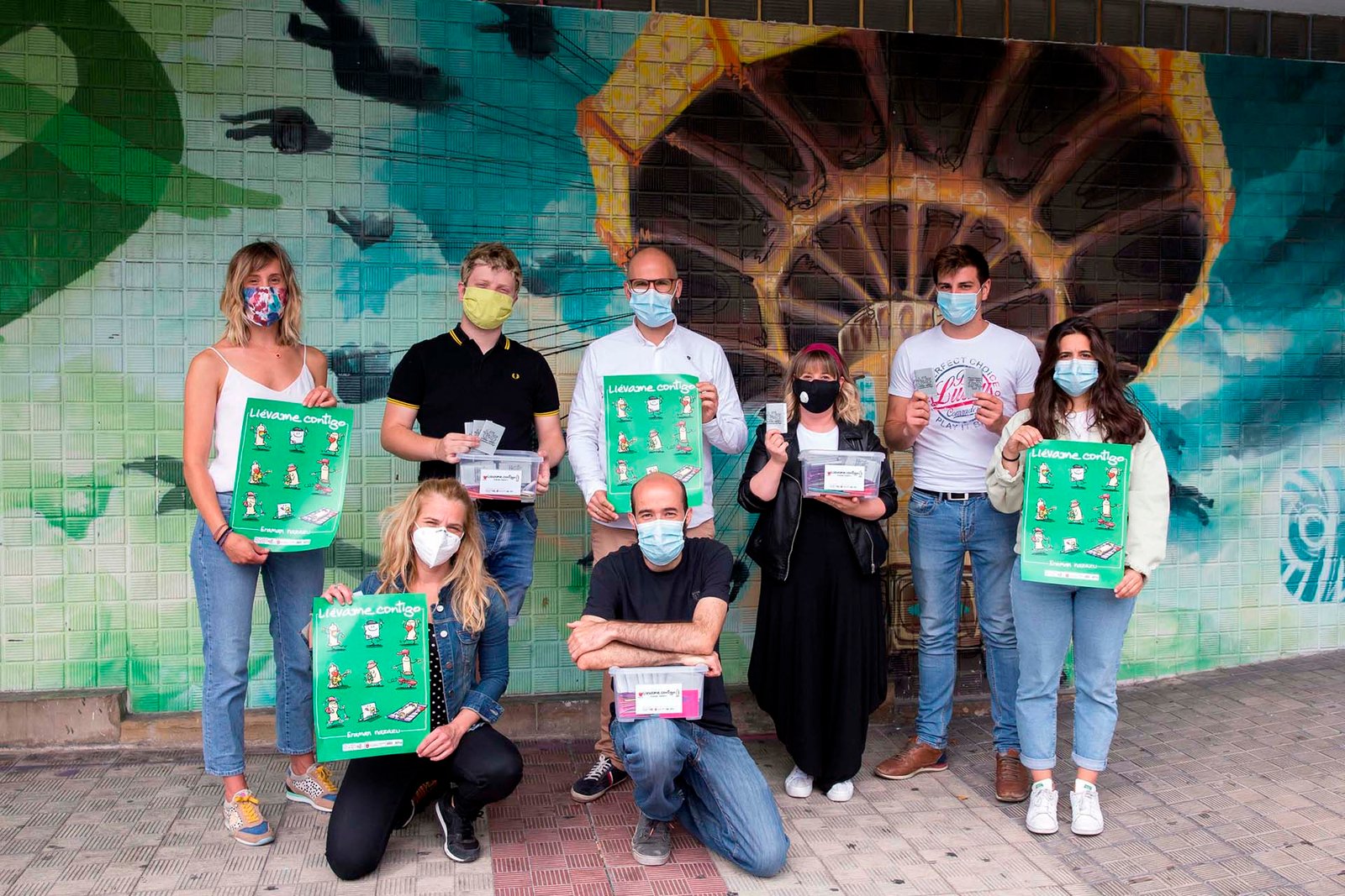 ‘Llévame contigo’, el lema de la campaña de salud sexual para las personas jóvenes de Pamplona, que este año se extenderá a distintos barrios de la ciudad