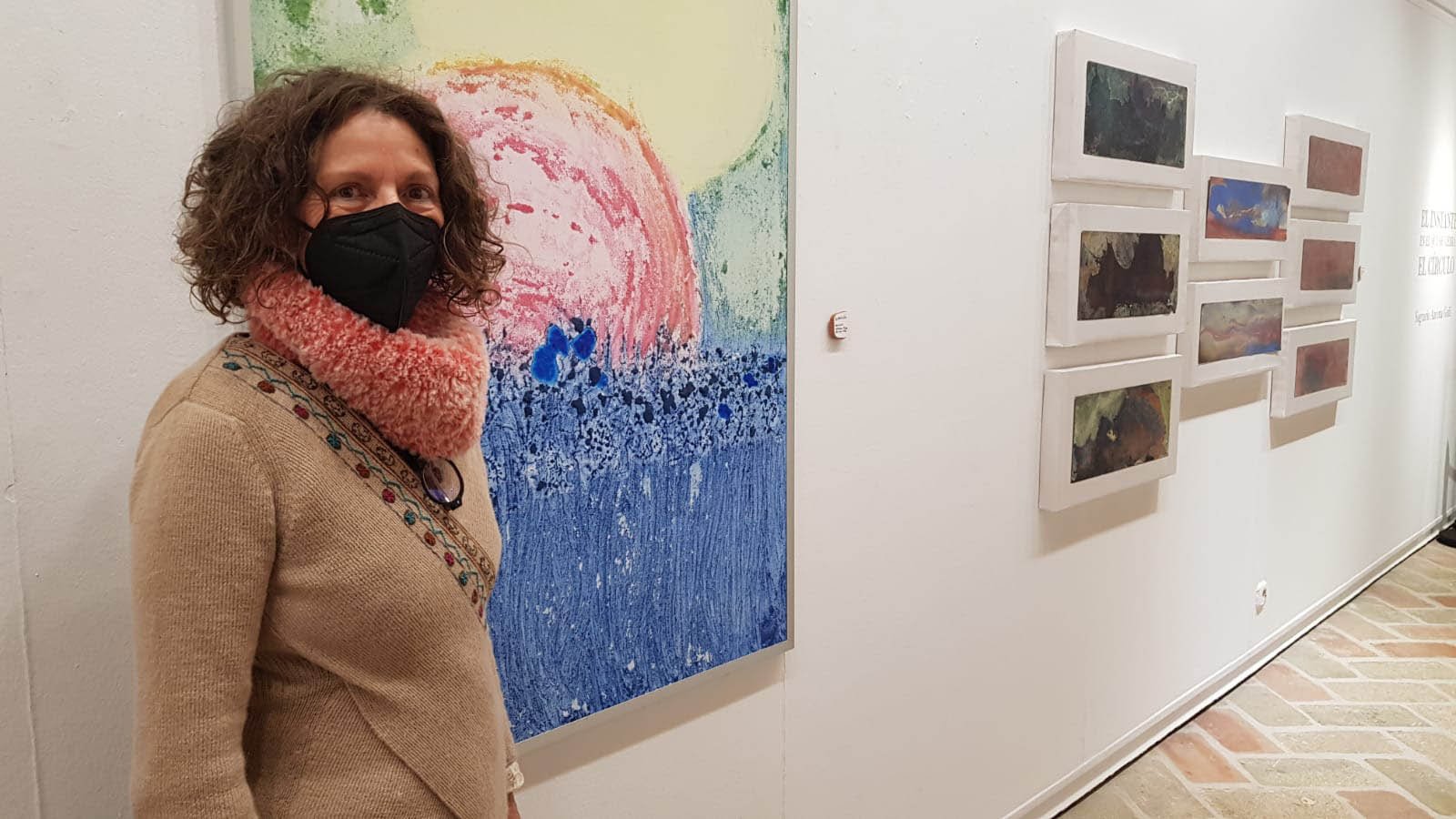 La artista Sagrario Azcona defiende en la Ciudadela la creación desde la intuición con la muestra ‘El instante en el que se cierra el círculo’