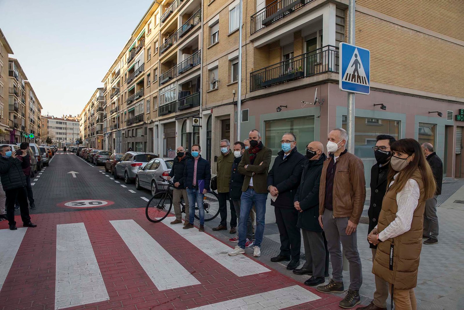 Txantrea estrena la reurbanización de las calles Santesteban, Lesaka, Monreal, Etxarri Aranatz y Mendigorría, financiada por Ayuntamiento, Gobierno de Navarra y Mancomunidad
