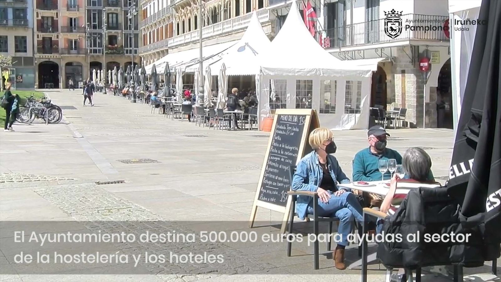 El Ayuntamiento de Pamplona pone en marcha una nueva línea de ayudas para el sector de la hostelería y los hoteles dotada con 500.000 euros