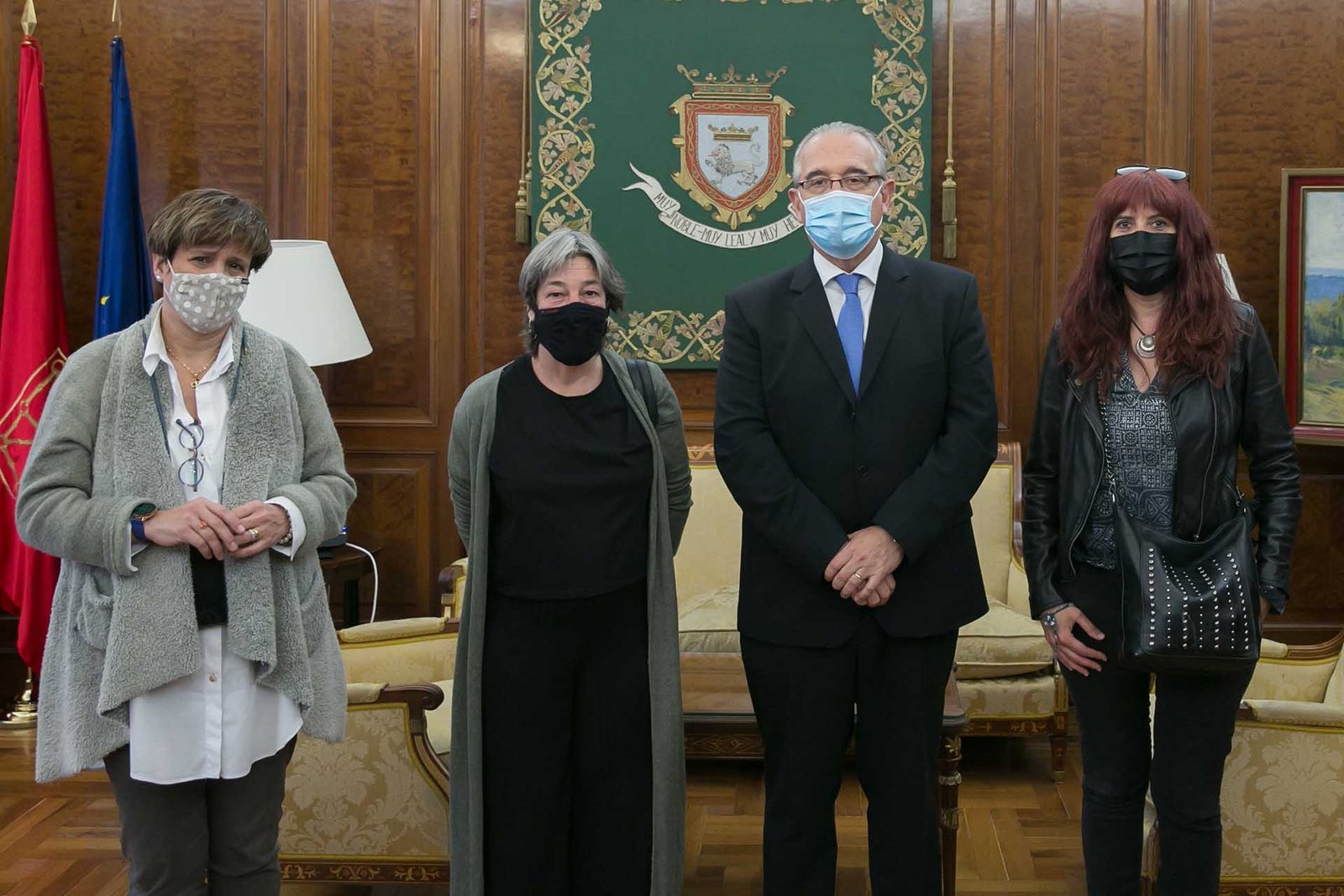 El alcalde de Pamplona recibe a la sección navarra de la Federación Empresarial de Asociaciones de Agencias de Viajes Españolas