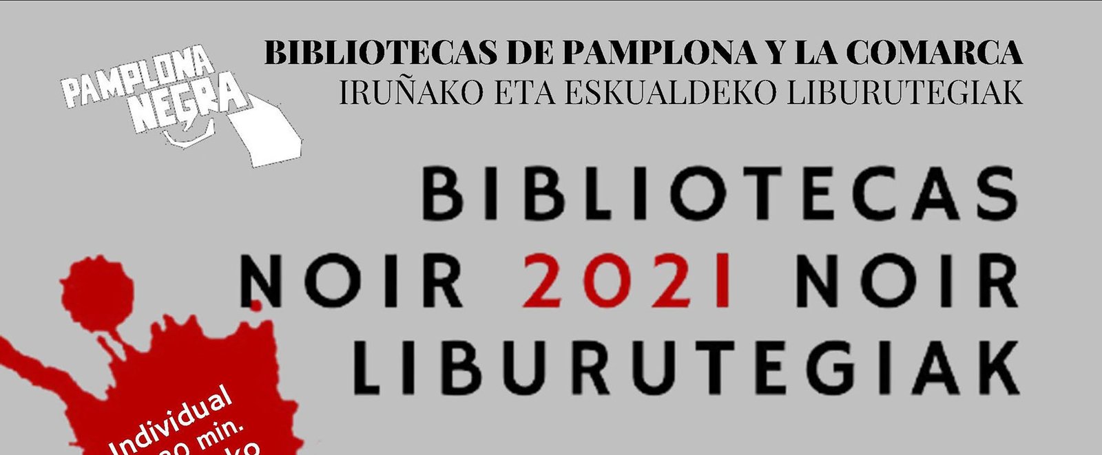 Un juego con gafas de realidad virtual, un taller de escritura y encuentros con autores llevan la novela negra a tres bibliotecas de Pamplona