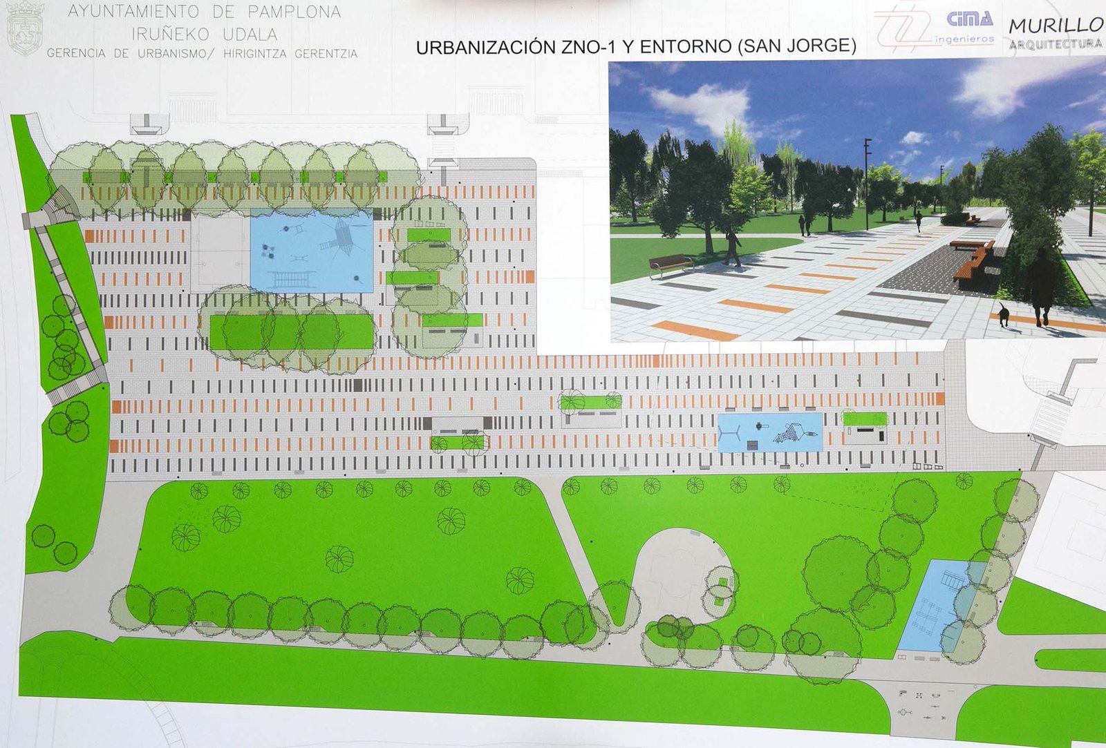 San Jorge estrena esta semana un nuevo parque de más de 10.000 m2 que cuenta con una gran zona verde y un área pavimentada con espacios infantiles y deportivos