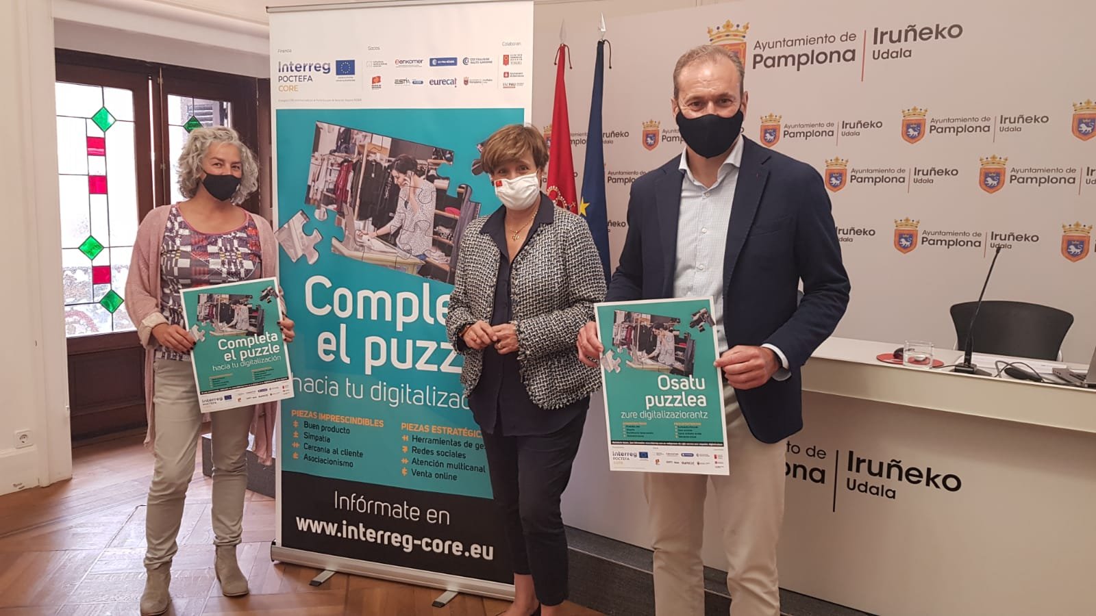 Los comerciantes de Pamplona pueden hacer un autodiagnóstico sobre su madurez digital gracias a una herramienta del proyecto transfronterizo CORE POCTEFA