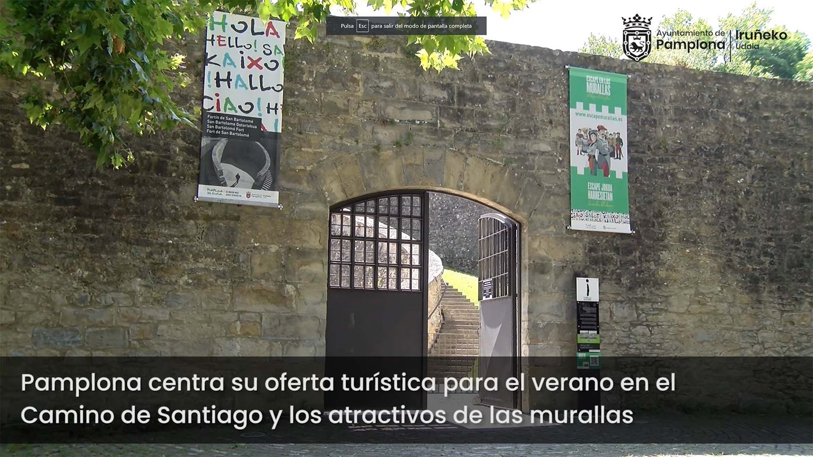 Rutas literarias, gymkanas, visitas guiadas y un juego de escape conforman la oferta de actividades turísticas de Pamplona para demostrar los potenciales de la capital