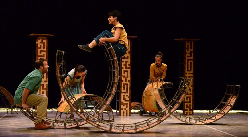 El Festival de las Murallas llega a su final con tres propuestas que aúnan técnicas de circo, música y danza de las compañías Collectiu TQM, E.go y Vaivén Circo