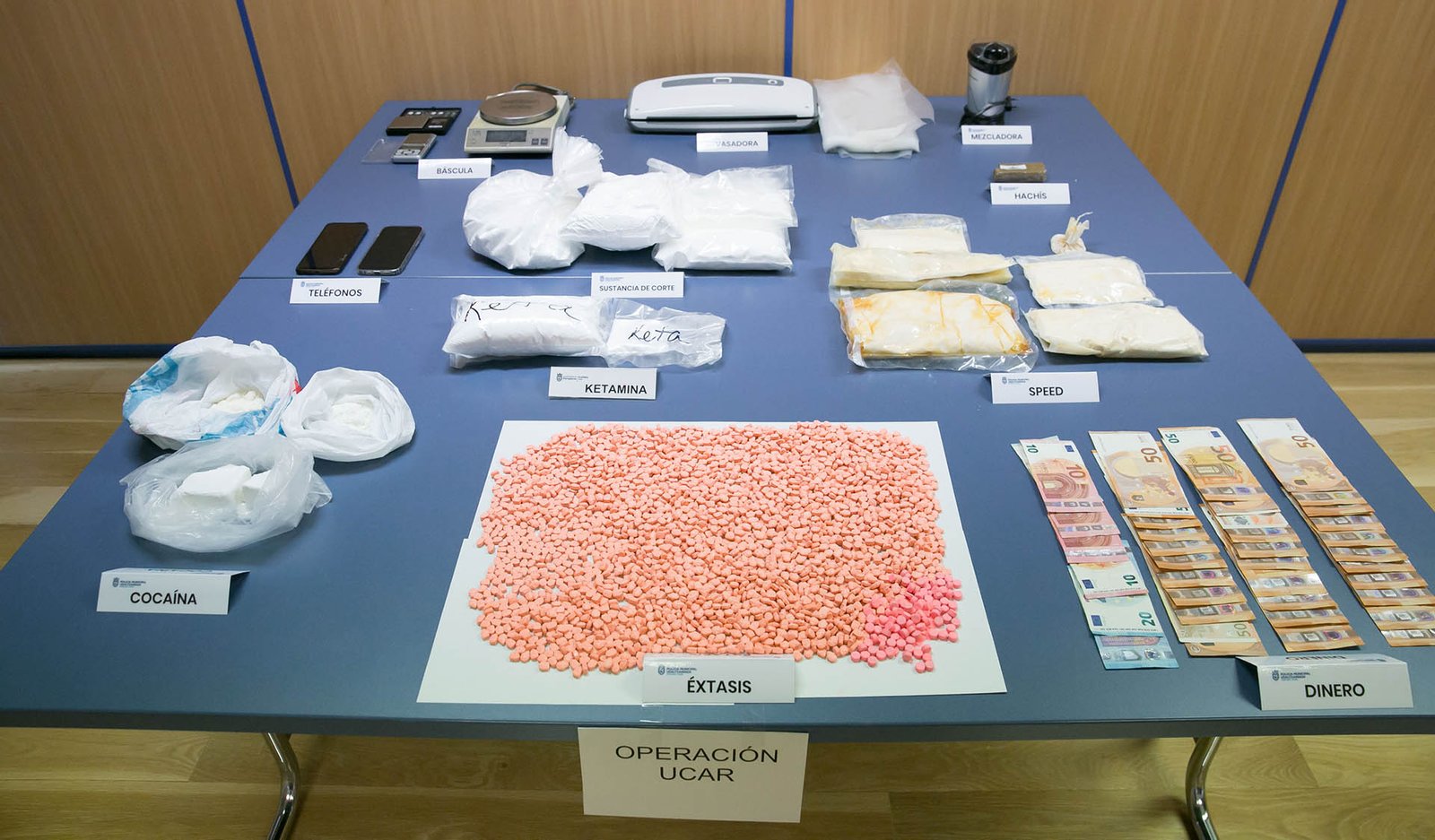 Policía Municipal de Pamplona desmantela un laboratorio y red de tráfico de drogas en la Milagrosa con la incautación de 8 kilos de sustancias, la mayor operación registrada en su historia