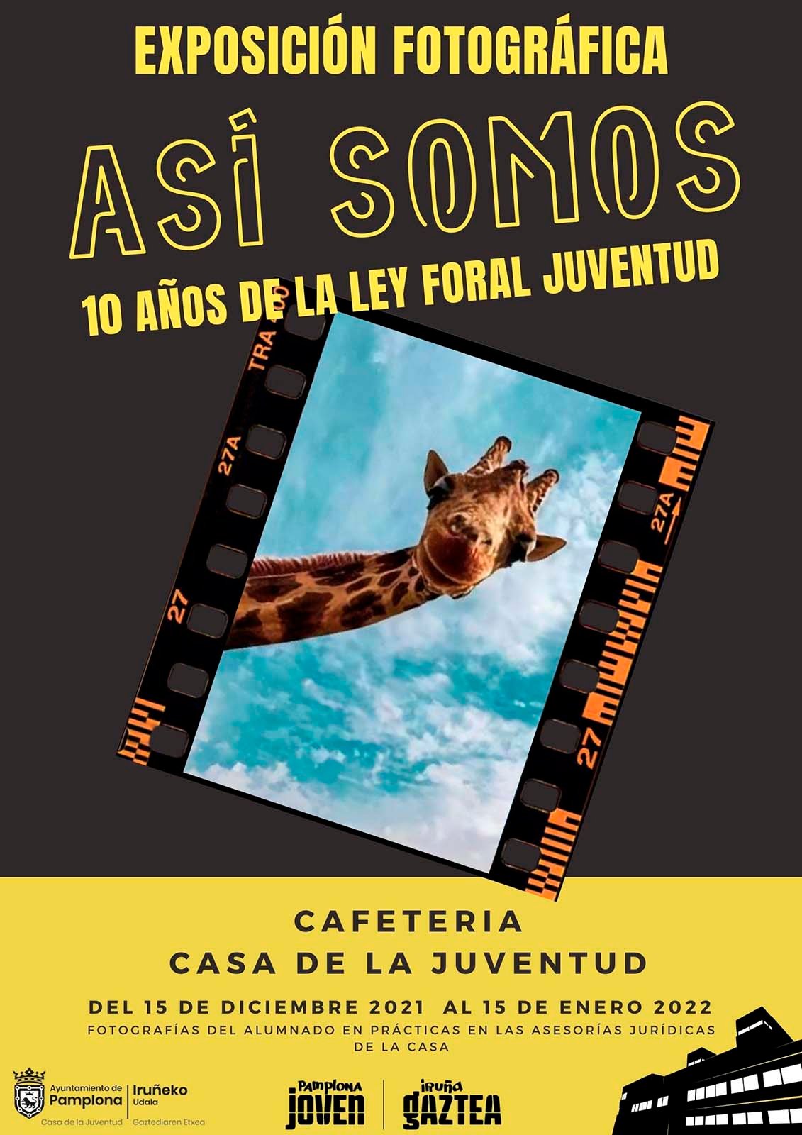 La Casa de la Juventud acoge ‘Así somos’, una exposición fotográfica que difunde la oportunidades y deberes que consagra la Ley Foral de Juventud de Navarra