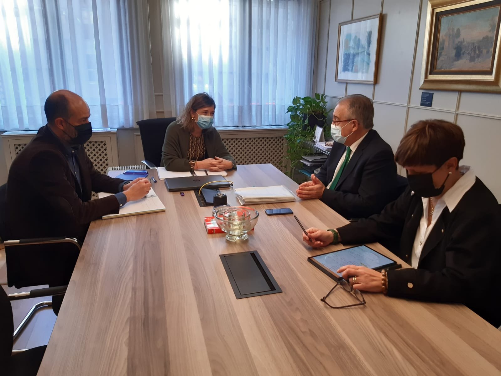 El Ayuntamiento y la Confederación Hidrográfica del Ebro trabajarán de forma conjunta para buscar soluciones que minimicen los daños provocados por inundaciones