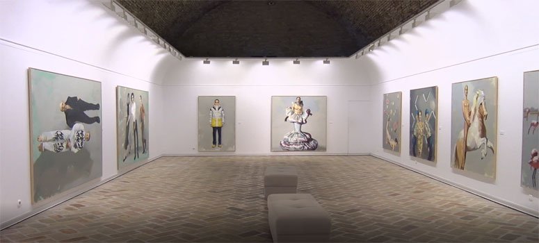 ‘Llévame a bailar’, la propuesta pictórica de David Anocíbar en el Polvorín de la Ciudadela