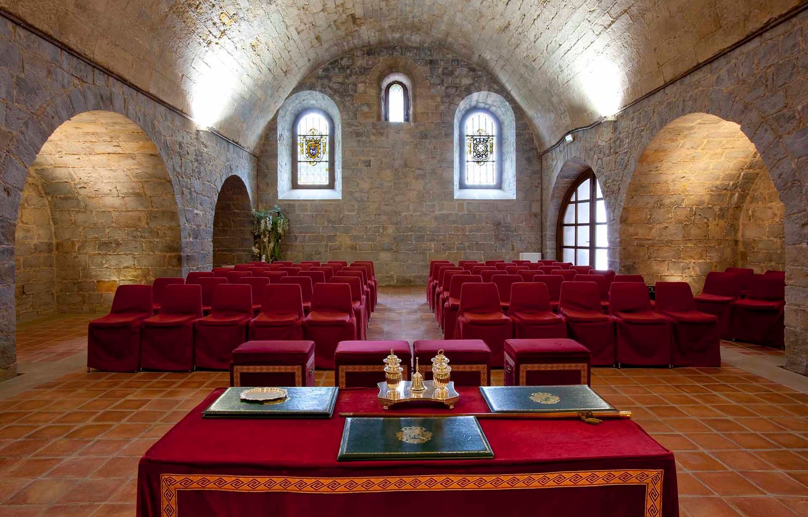 La Sala Lidia Biurrun de la Ciudadela acogió el pasado año 163 bodas civiles, un 49% más que en un 2020, marcado por el confinamiento y la pandemia de la COVID-19