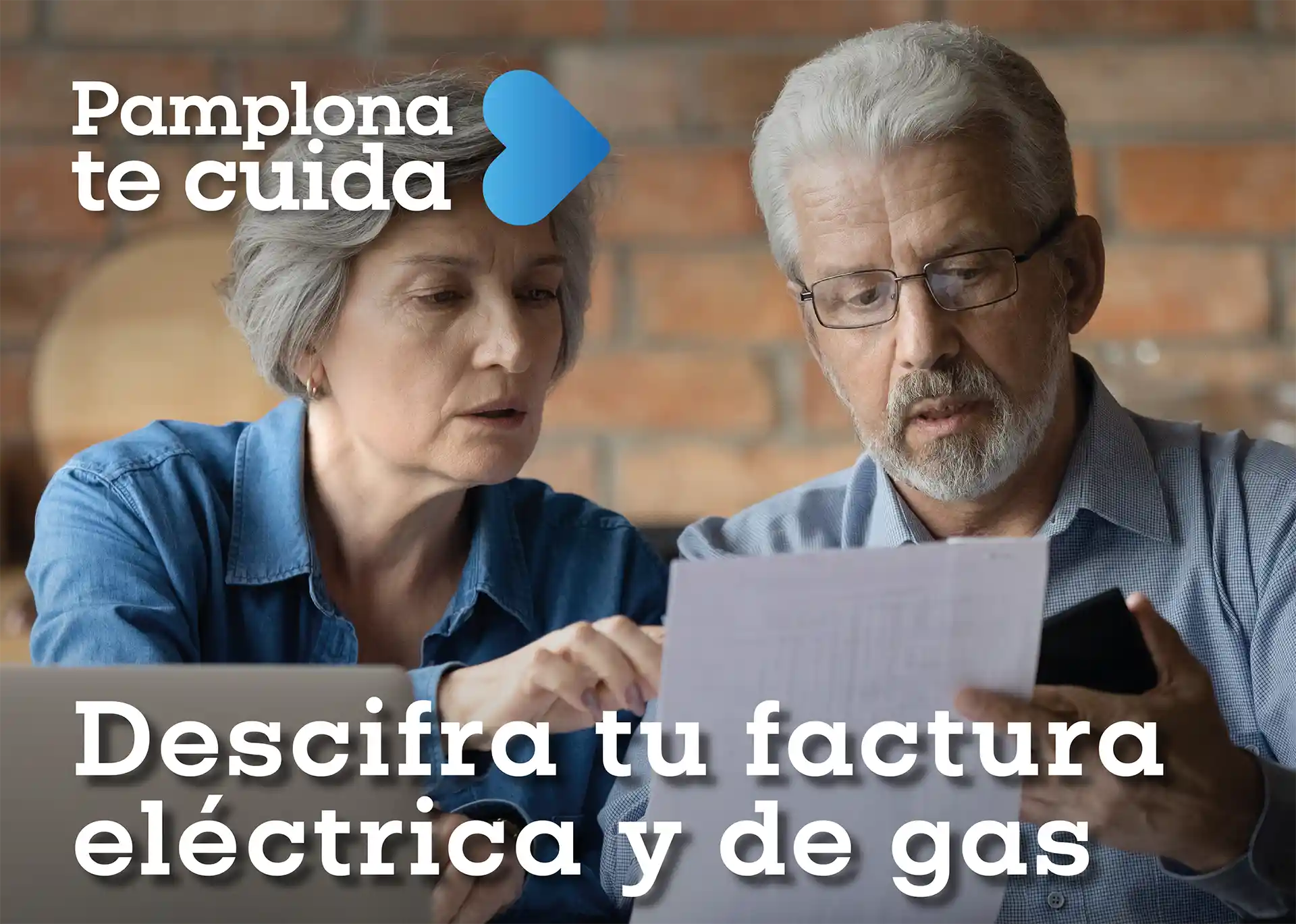 ‘Pamplona te cuida’ propone el próximo 17 de noviembre un taller gratuito para comprender la factura eléctrica y de gas dirigido a mayores de 65 años