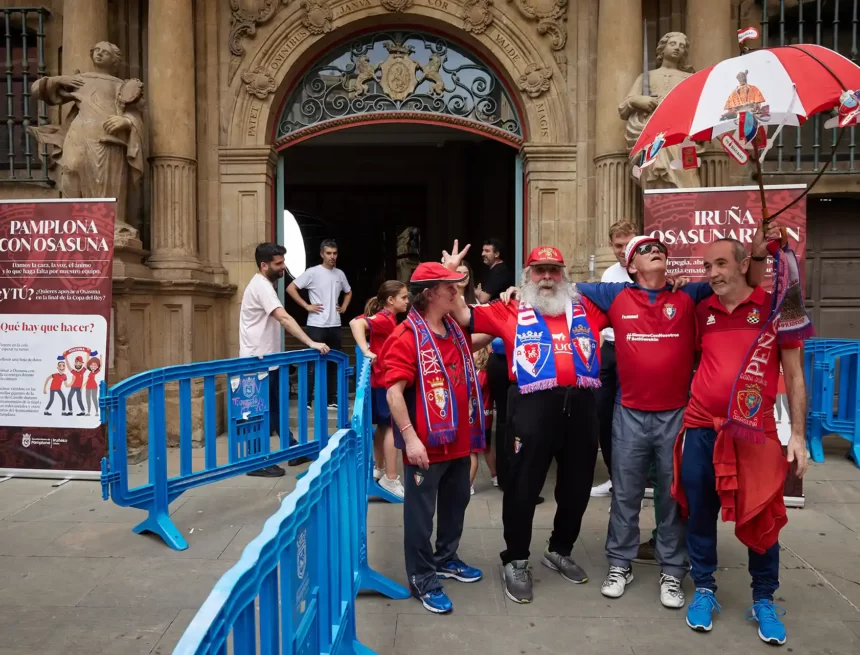 Arranca la difusión de los vídeos que grabaron 200 pamploneses y pamplonesas en apoyo a Osasuna para la final de la Copa del Rey
