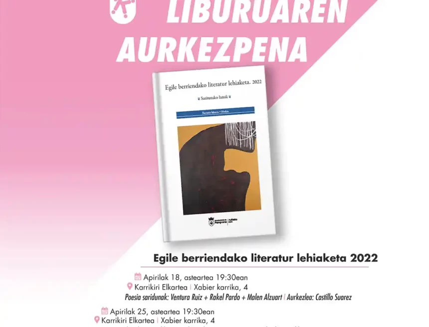 El Ayuntamiento edita un libro con los ganadores del XXXII certamen literario en euskera para autores noveles