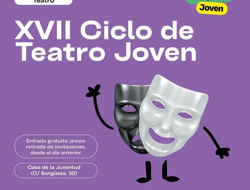 Este martes, 2 de mayo, comienza en la Casa de la Juventud el XVII Ciclo de Teatro Joven que propone cuatro obras para distintos públicos en jornadas consecutivas