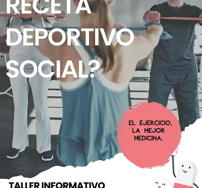 Un taller informa sobre la receta deportivo social, que prescribe ejercicio físico y deporte desde los centros de salud a personas empadronadas de entre 50 y 80 años