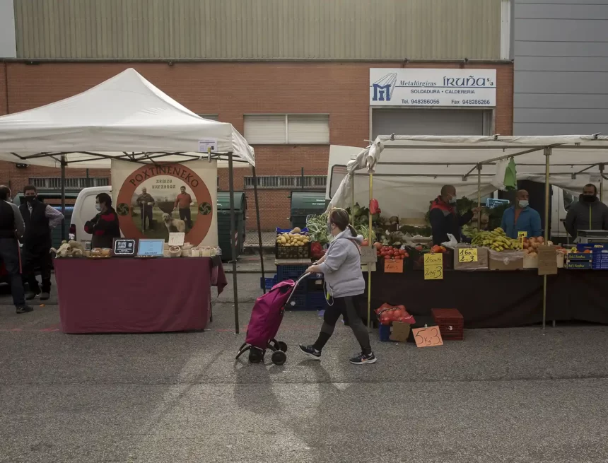 El mercadillo de Landaben contará con actuaciones musicales los primeros domingos de mes hasta enero