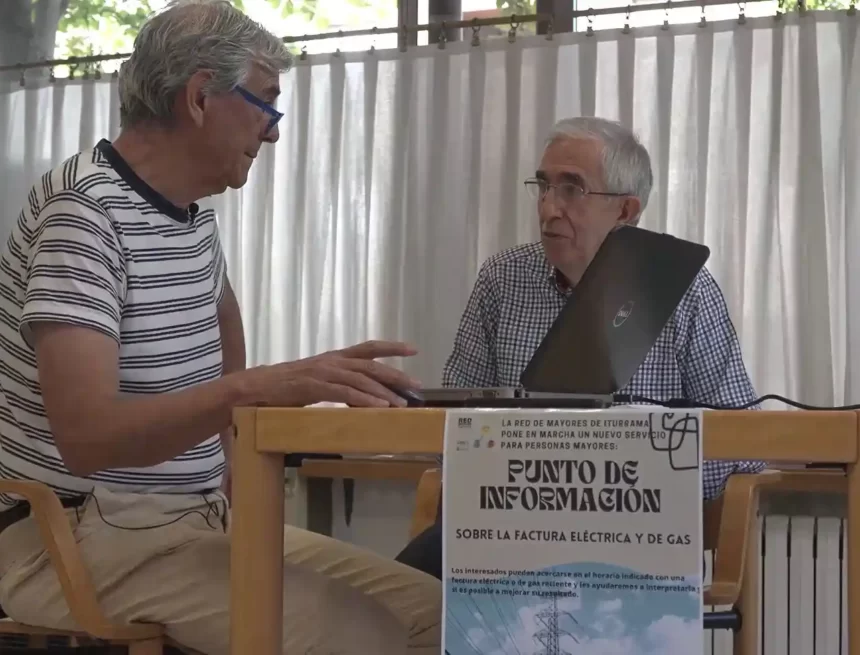 El barrio de Iturrama cuenta con un punto de información sobre factura energética destinado específicamente orientar a sus más de 8.000 personas mayores