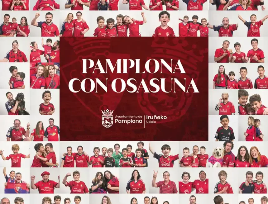 La Plaza del Castillo se convertirá en epicentro rojillo este sábado con la retransmisión en pantallas gigantes de la final de la Copa del Rey