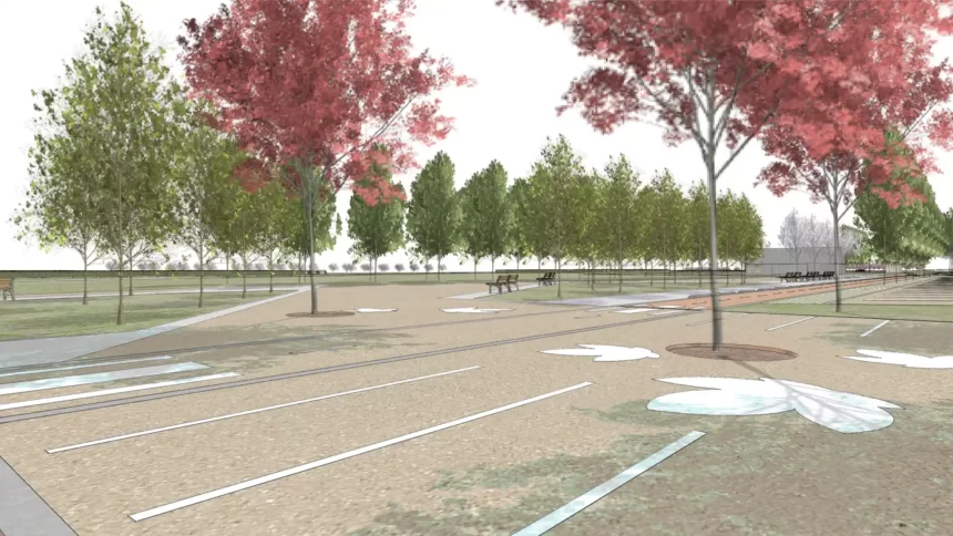 Este verano comenzarán las obras de la segunda fase del parque Camino de Santiago, en el barrio de Txantrea, en las que el Ayuntamiento invertirá 2,3 millones de euros