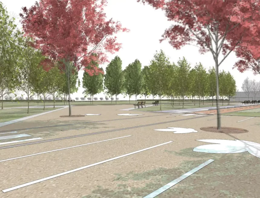 Este verano comenzarán las obras de la segunda fase del parque Camino de Santiago, en el barrio de Txantrea, en las que el Ayuntamiento invertirá 2,3 millones de euros