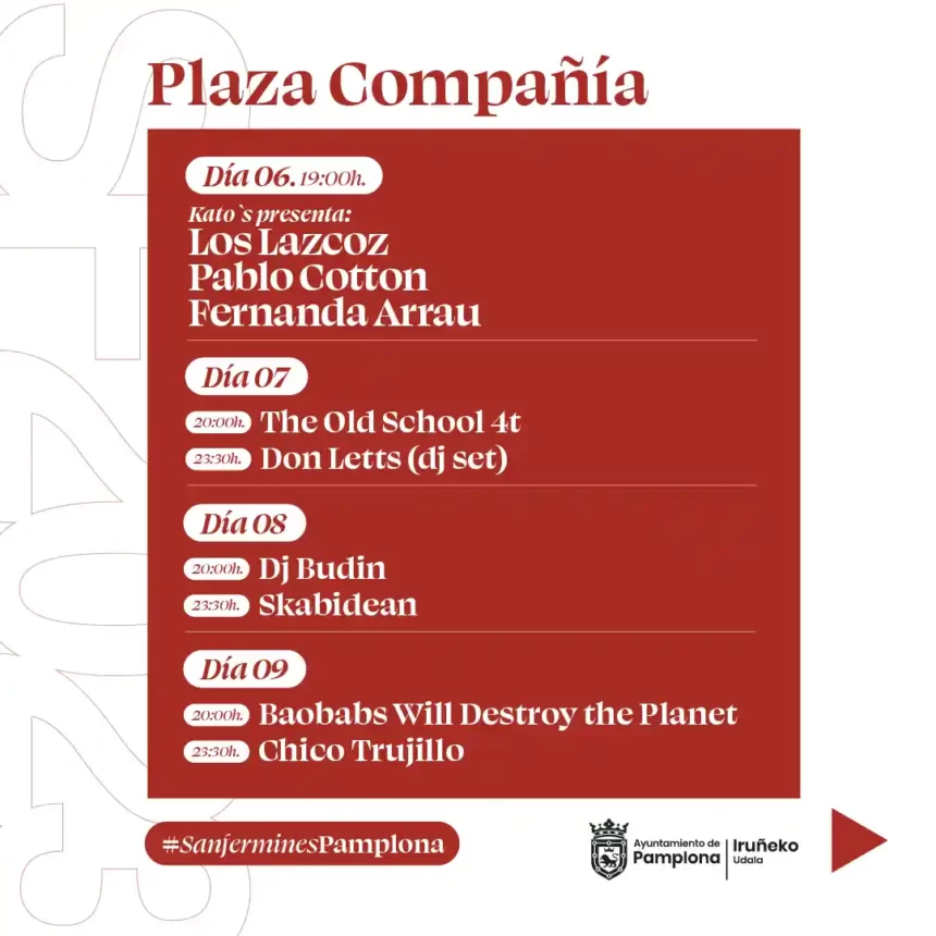 compania12 El jazz y las músicas del mundo volverán a ser protagonistas en el escenario de la plaza de la Compañía en los próximos Sanfermines