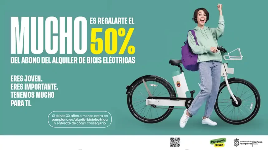 Las personas menores de 31 años pueden solicitar desde este lunes su abono anual para el servicio de bicicletas eléctricas compartidas a mitad de precio