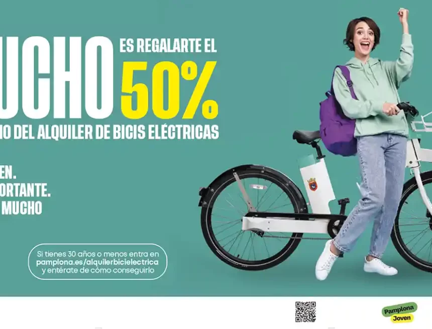 Las personas menores de 31 años pueden solicitar desde este lunes su abono anual para el servicio de bicicletas eléctricas compartidas a mitad de precio
