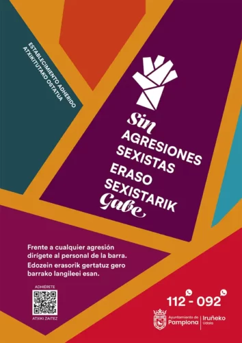 cartel sin agresiones sexistas