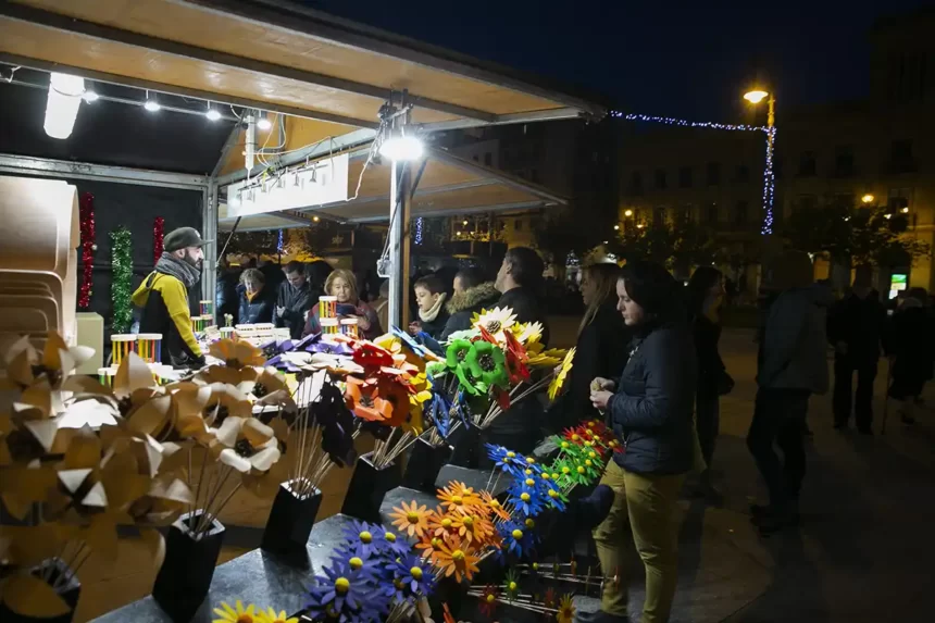 mercado navidad plaza del castillo