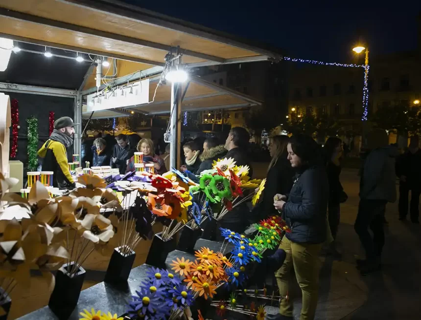 mercado navidad plaza del castillo
