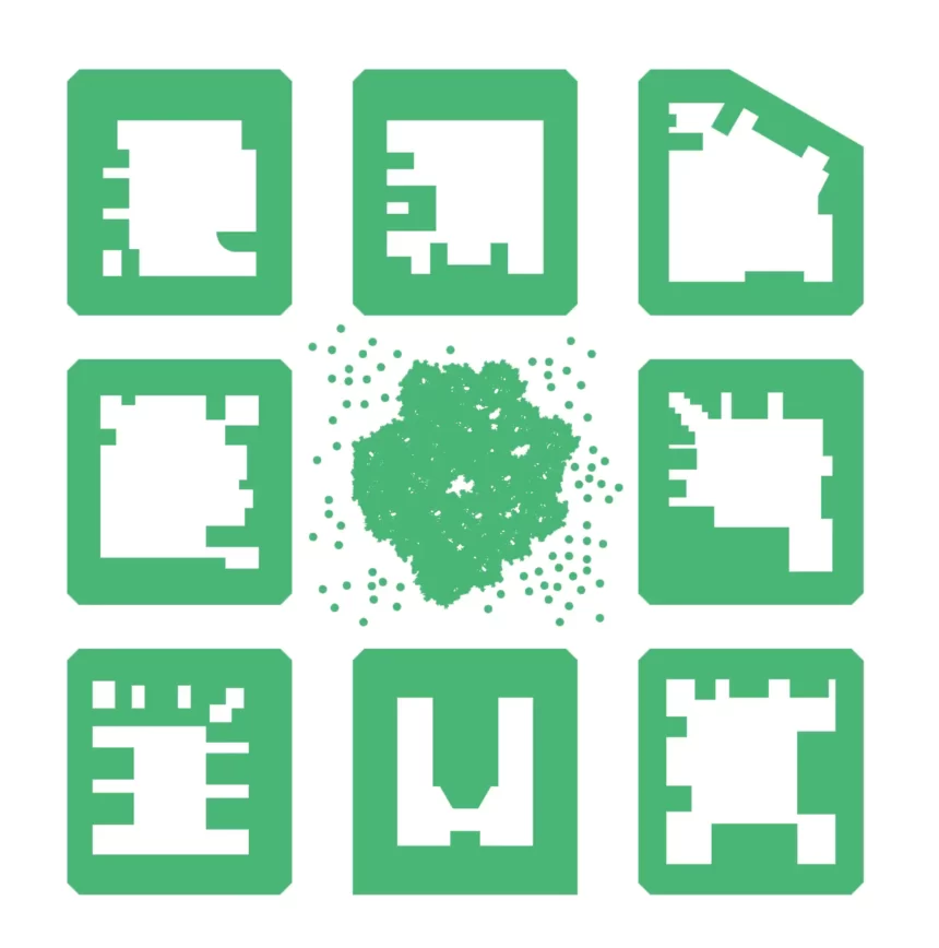 plano plaza de la cruz