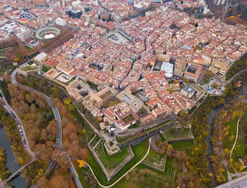 pamplona vista aerea