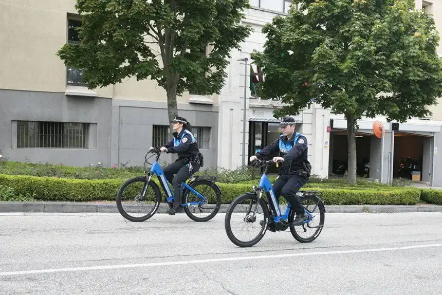 bicis eléctricas policía municipal