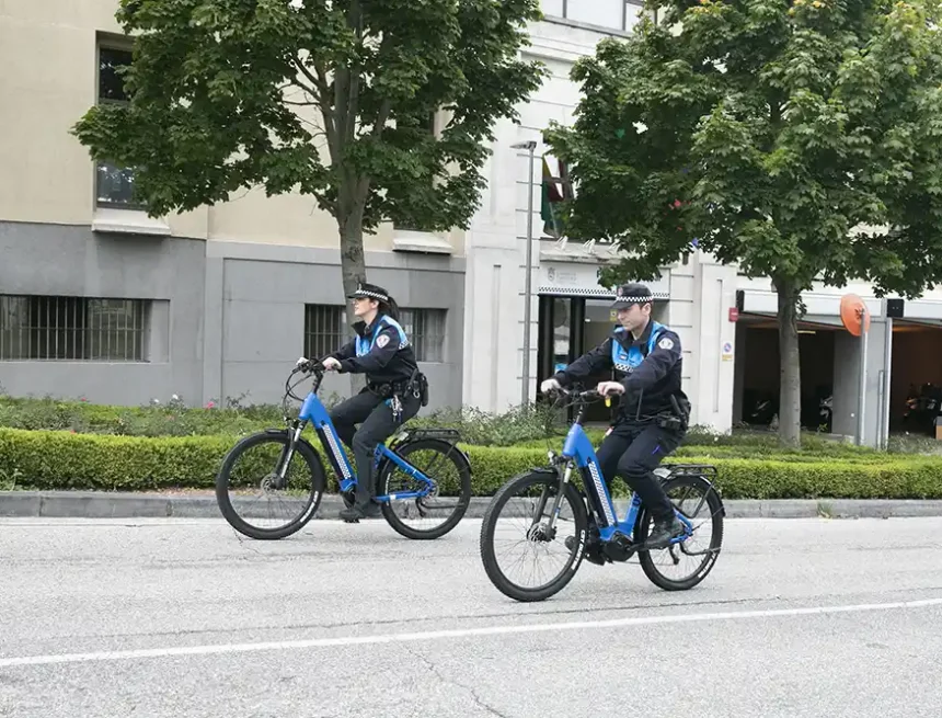 bicis eléctricas policía municipal