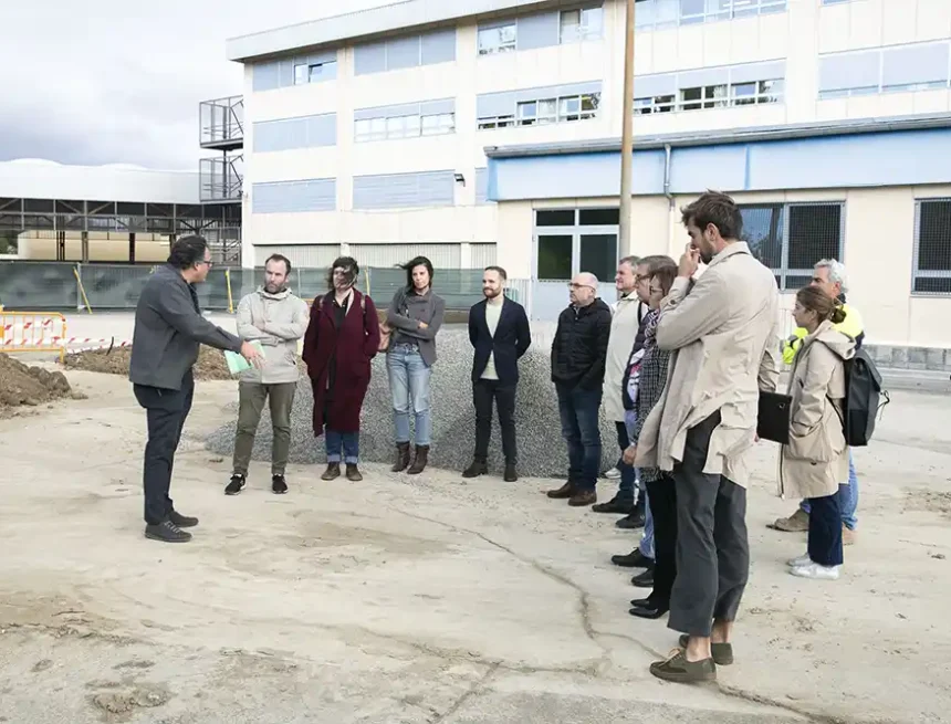 visita obras colegio público San Jorge