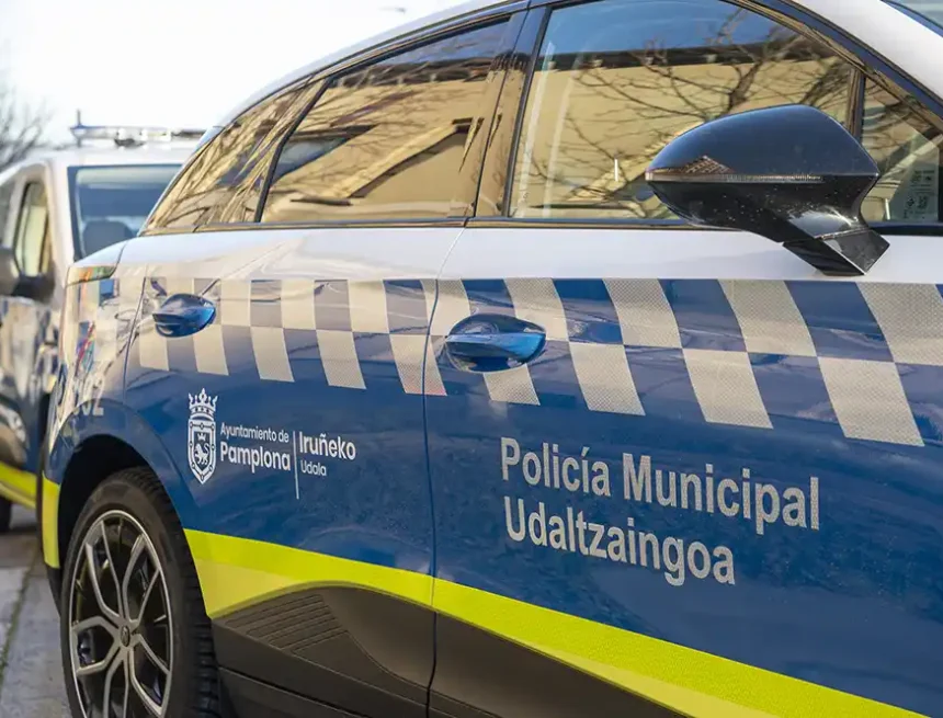vehículo policía municipal Pamplona