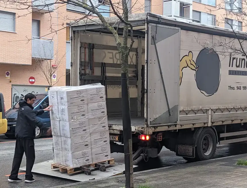 mascarillas envío convertir materiales sostenibles